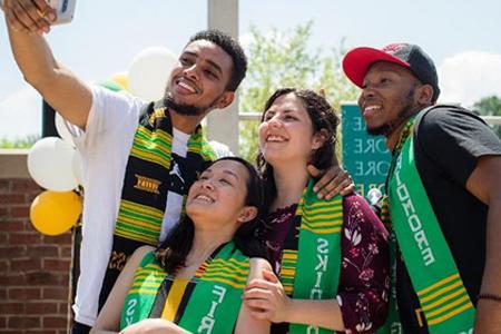 Diverse students graduate from Skidmore